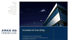 Desktop Screenshot of amax-immobilien.com