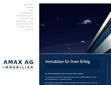 Tablet Screenshot of amax-immobilien.com